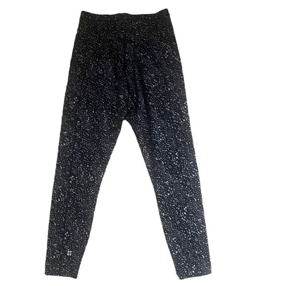 SWEATY BETTY- POWER 7/8 HIGH-WAISTED LEGGINGS - BLUE CELESTIAL DOT PRINT, Small - Picture 11 of 12